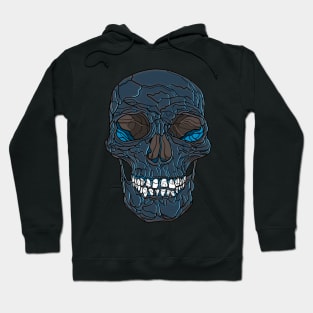 Blue Skull #1 Hoodie